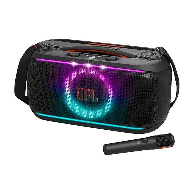 Wireless Party Speaker with Microphone for Karaoke, Events & Home Entertainment