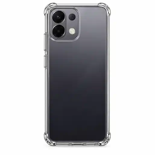 Black Smartphone Clear Protective Case With Camera Protection Cover