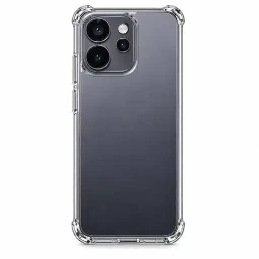 Gray Smartphone Clear Protective Case With Camera Protection Cover