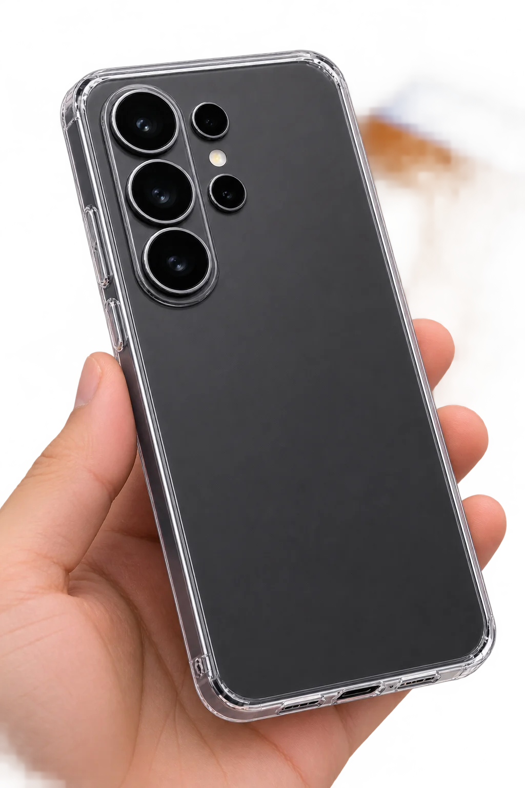 Midnight Matte Smartphone with Multi-Lens Camera Array Case